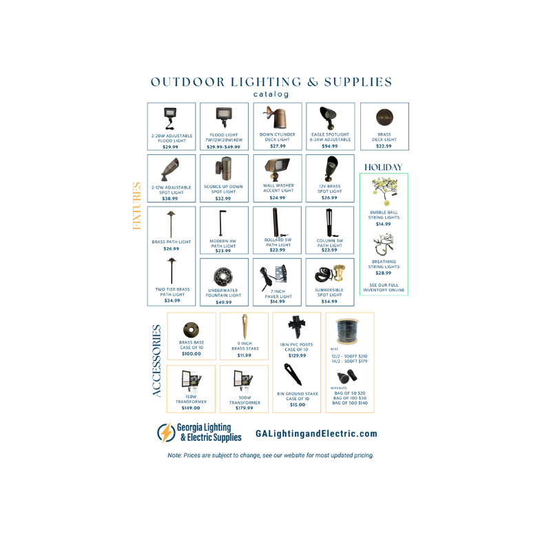 Georgia LIghting and electric catalog